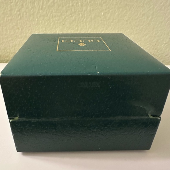 Empty Gucci Green Bezel Watch Box - Picture 4 of 8